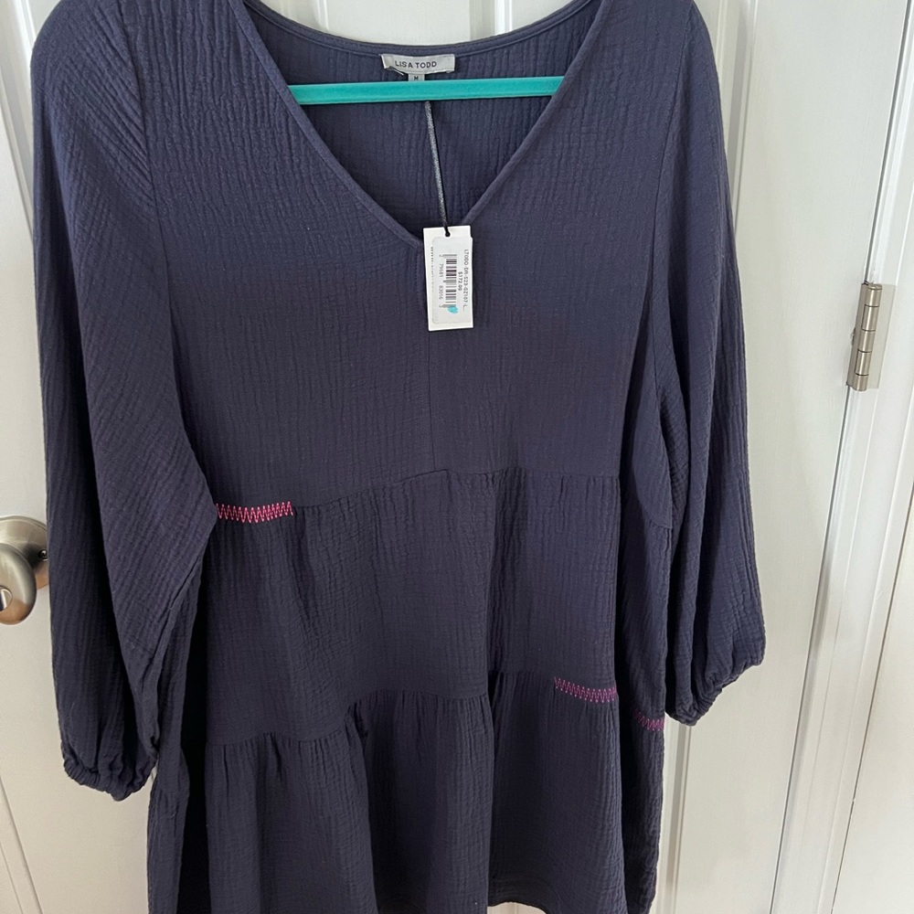 NWT Lisa Todd blue dress